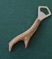 Preview: 1 Flaschenöffner / Kapselheber mit Rehhorngriff