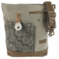 Preview: 1 SUNSA Crossbody Schultertasche mit Mandalamotiv, khaki