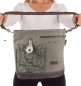 Preview: 1 SUNSA Crossbody Schultertasche mit Mandalamotiv, khaki