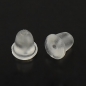 Preview: ca. 100 Silikonstopper für Ohrstecker, 4 mm