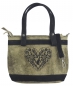 Preview: 1 Trachtentasche im Antiklook von DOMELO, bestickt  in taupe