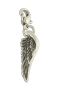 Preview: 1 Anhänger Engelsflügel klein, Alpenflüstern, antik-silberfarben