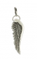 Preview: 1 Anhänger Engelsflügel groß, Alpenflüstern, antik-silberfarben