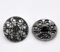Preview: 6 Trachtenknöpfe , 18 mm, dunkelgrau