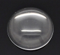 Preview: 10 runde Glascabochons, klar, 16 mm