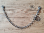 Preview: 1 Charivarikette, antik-silberfarben, ca. 30 cm