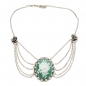 Preview: 1 Collier "Rosengemme" von Alpenflüstern, grün