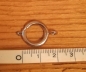 Preview: 1 Paar Karabinerringe, Federringverschlüsse, ca. 1,4 cm