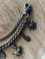 Preview: 1 Lederhosen-Charivari,  9 Anhänger, antik-silberfarben, ca. 33 cm - Kopie