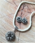 Preview: 1 Schmuckset Perlenkette & Ohrhänger "Blume"