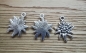 Preview: 10 Anhänger Edelweiss, antik-silberfarben, 20 x 14 mm