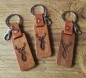 Preview: 1 Schlüsselanhänger / Taschenanhänger "Hirsch"
