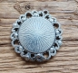 Preview: 3 Fassungen für 25 mm Cabochons, antik-silberfarben