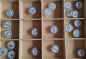 Preview: 10 Buttons "Glasmarkierer" mit Spruch, 32 mm - zufällige Mischung