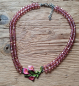 Preview: 1 hübsches Collier von Alpenwahn, rose