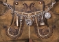 Preview: 1 Lederhosen-Charivari "Louis" von Alpenflüstern, altsilberfarben