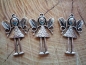 Preview: 10 Engel/Elfen-Anhänger, antik-silberfarben, 5,6 cm