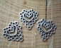 Preview: 3 Herz-Anhänger, antik-silberfarben, 2,3 cm