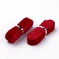 Preview: ca. 1  m Samtband in rot, 16 mm breit