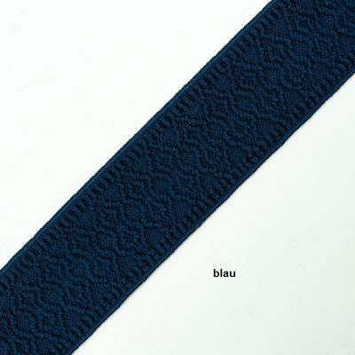 elastisches Band /Gummiband/ Stretchband, blau, 4 cm