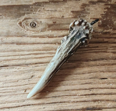 1 Charivarianhänger "Horn" , Trachtenanhänger, ca. 6,7 cm