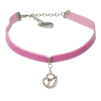 1 Samt-Kropfband "Breze" von Alpenflüstern, 7 Farben zur Wahl