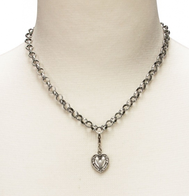 Preview: 1 Trachtenanhänger Herzerl v. Alpenflüstern, ca. 1,8 cm