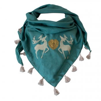 1 Dreieckstuch "Hirsch-Liebe"