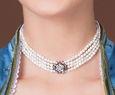 Preview: 1 Perlen-Kropfkette 