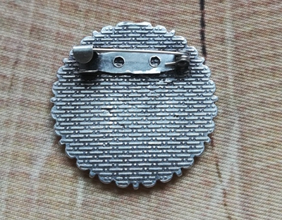 Preview: 1 Brosche, "Straubing", antik-silberfarben