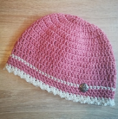 Damen - Trachtenmütze, altrosa