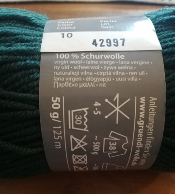 Damen-/Kinder-Trachtenmütze, grün, ganz weiches Garn, Gr- 53-54