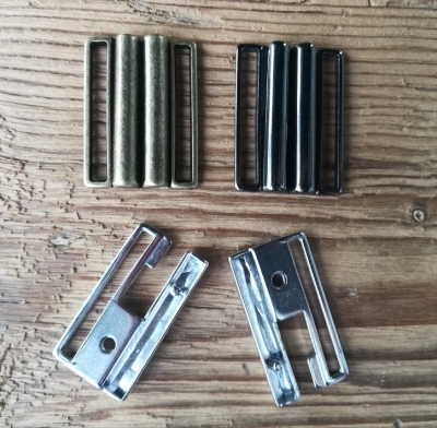 1 Schließe für 4 cm Band, 3 Farben zur Wahl