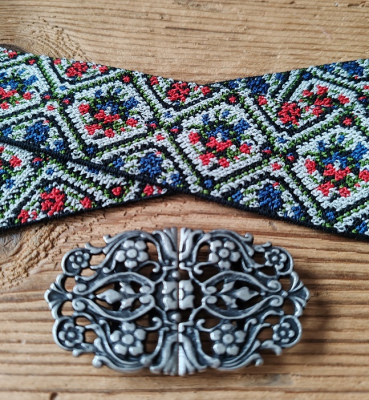 Bastelpaket für Stretchgürtel/Trachtengürtel