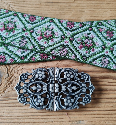 Bastelpaket für Stretchgürtel/Trachtengürtel