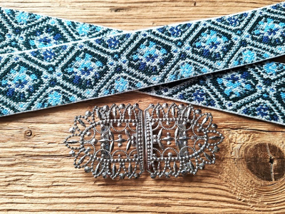 Bastelpaket für Stretchgürtel/Trachtengürtel