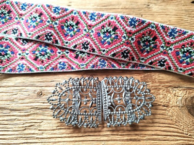 Bastelpaket für Stretchgürtel/Trachtengürtel