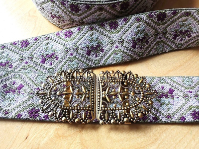 Preview: Bastelpaket für Stretchgürtel/Trachtengürtel