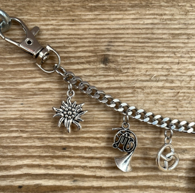 Preview: 1 Kinder - Charivari, antik-silberfarben, ca. 23 cm - Kopie