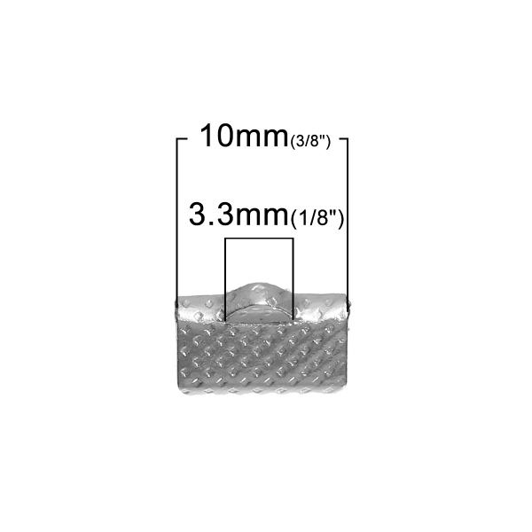 ca. 100 Bandenden ca. 10 x 7 mm, nickelfarben