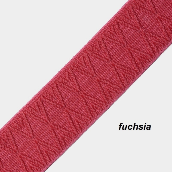 elastisches Band /Gummiband/ Stretchband, fuchsia, 4 cm