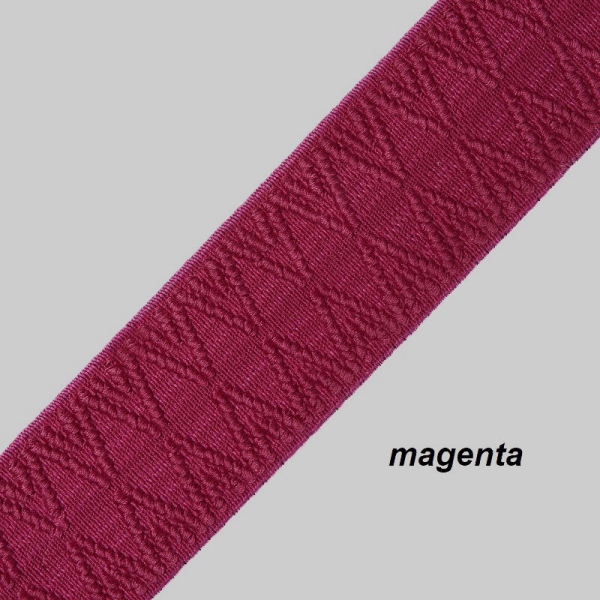elastisches Band /Gummiband/ Stretchband, magenta, 4 cm