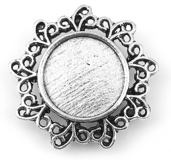 5 Fassungen für Schiebeperlen, für 16 mm Cabos