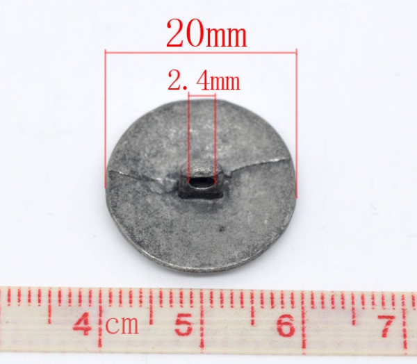 6 Trachtenknöpfe , 20 mm