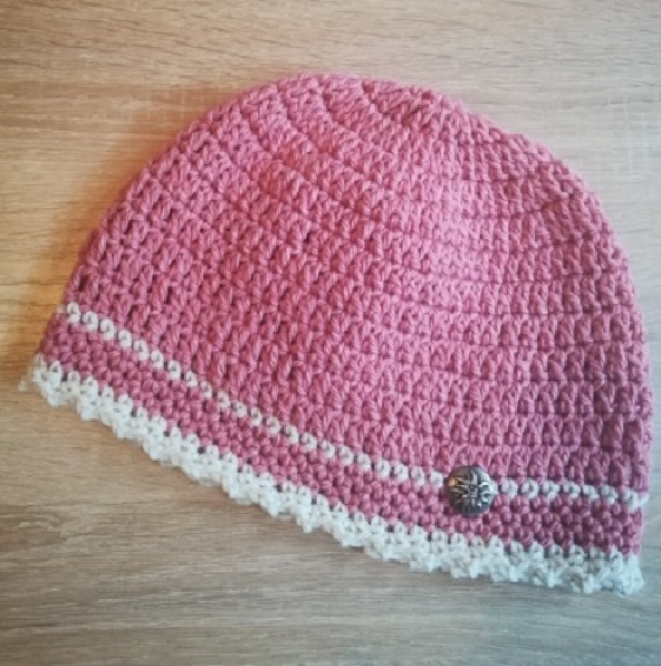 Damen - Trachtenmütze, altrosa