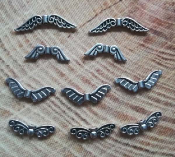 Flügel-Mischung, antik-silberfarben