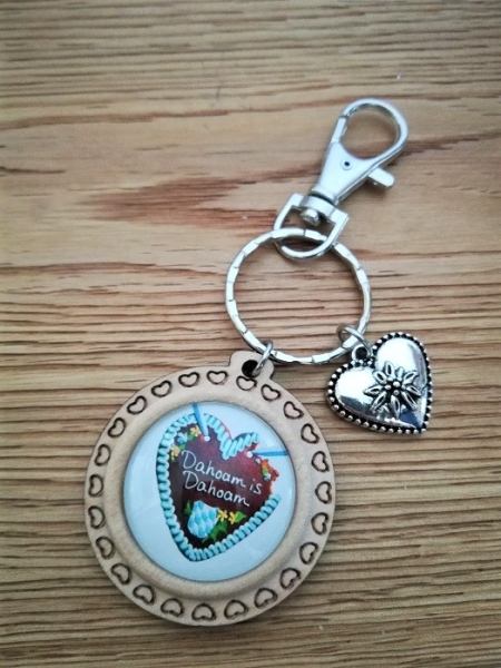 1 "Dahoam is Dahoam" - Schlüsselanhänger