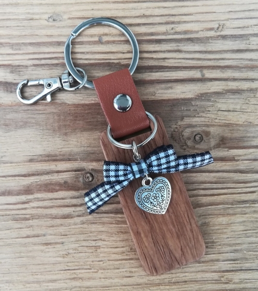 1 Schlüsselanhänger / Taschenanhänger "Schleife