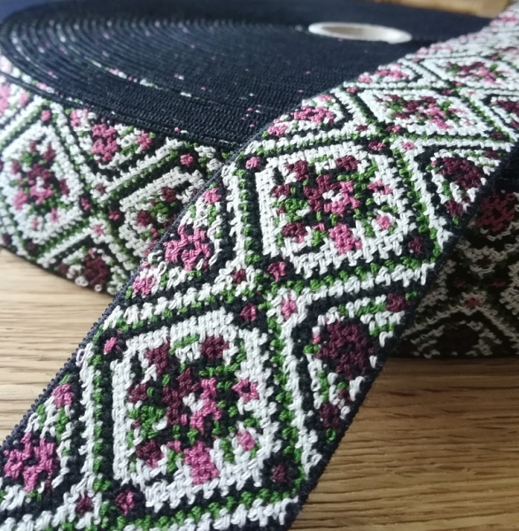 elastisches Band /Gummiband/ Stretchband, Breite 4 cm