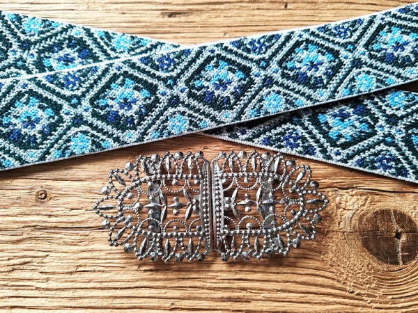 Bastelpaket für Stretchgürtel/Trachtengürtel